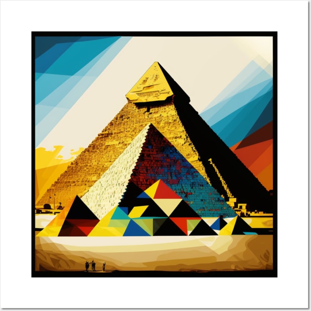 Evolving Pop Art Pyramid Wall Art by Star Scrunch